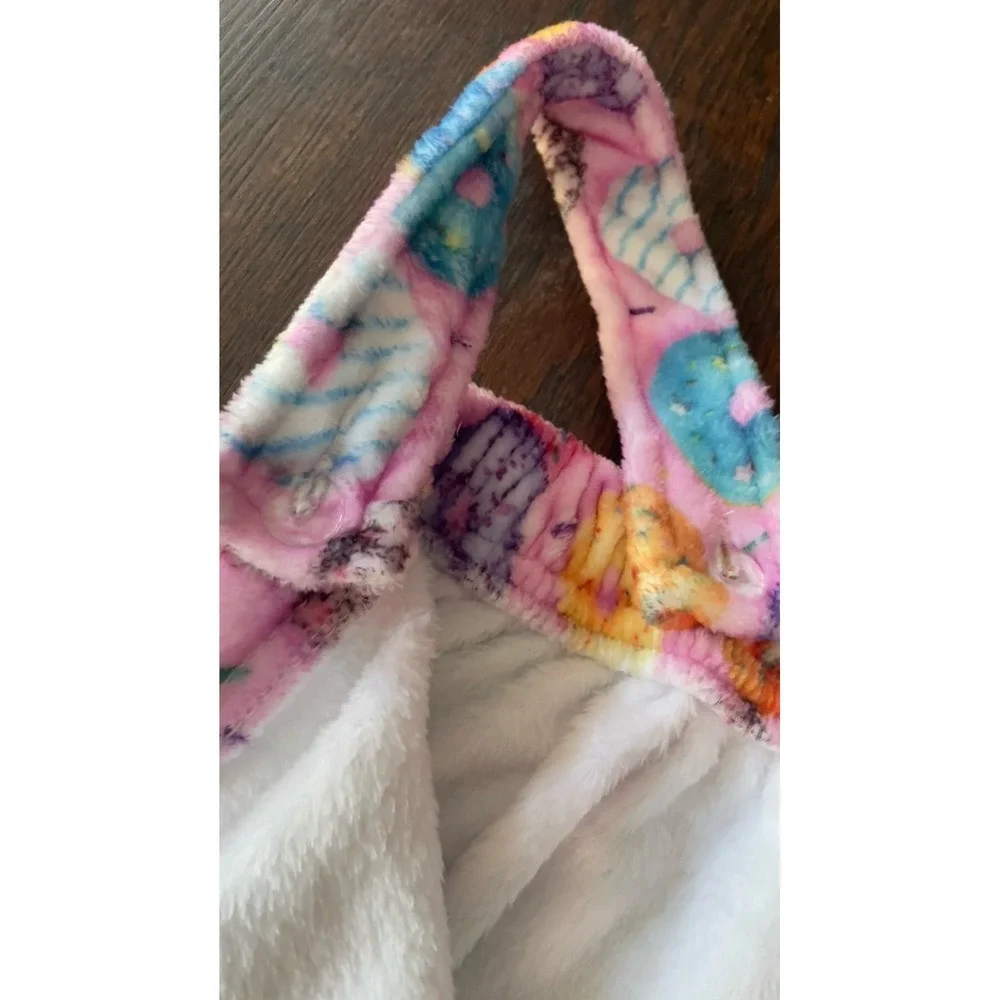 Girls Spa Wrap iscream Soft Fabric Donut Dress NWT